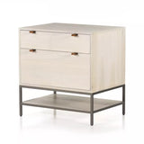 Trey Oversized Nightstand/Filing Cabinet Dove Poplar