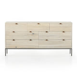 Trey 7 Drawer Dresser Dove Poplar