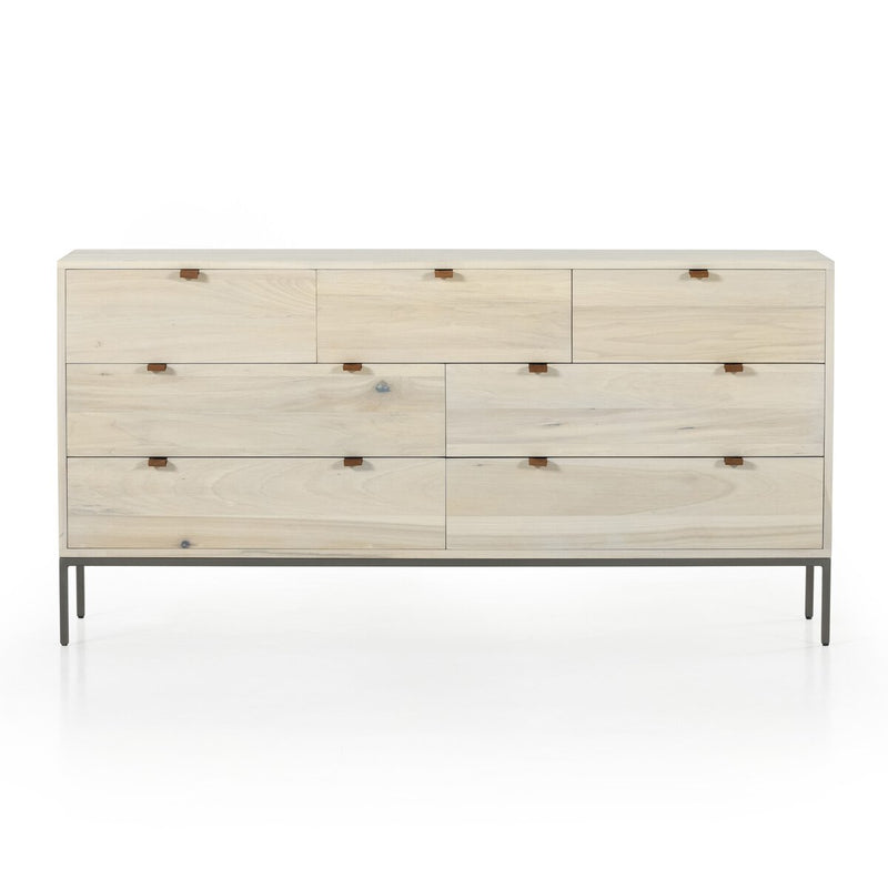 Trey 7 Drawer Dresser Dove Poplar