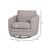 Baldwin Swivel Accent Chair - Grove Collective