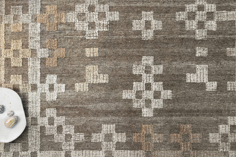 Akina Rug - Charcoal / Taupe