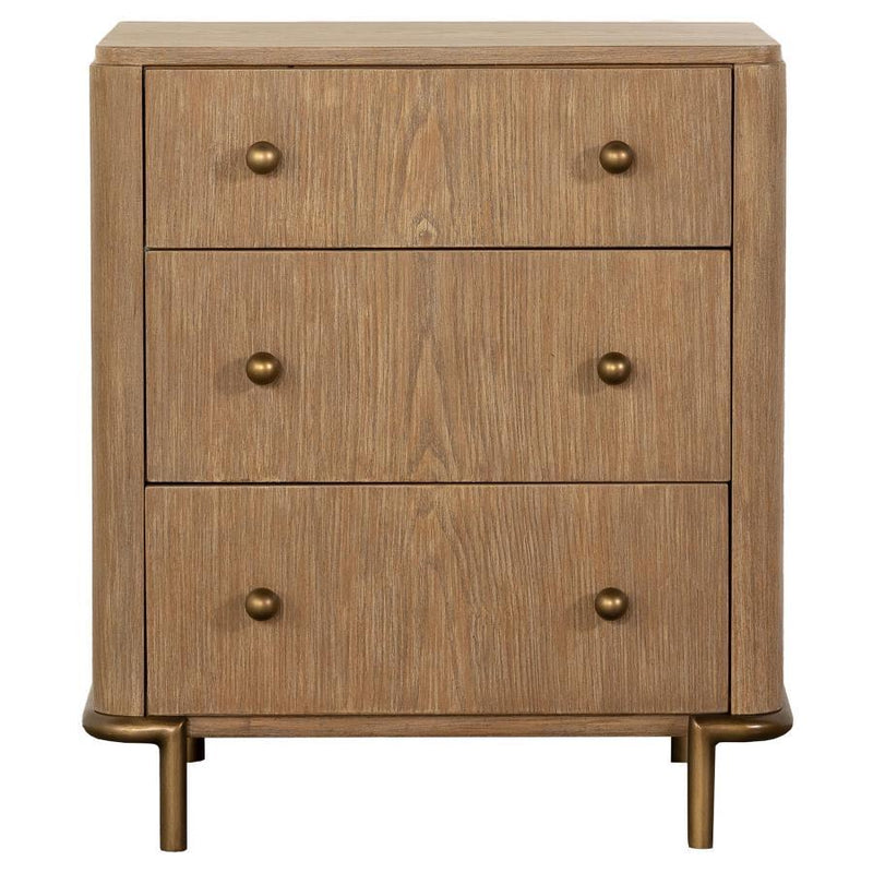 Arthur 3-Drawer Nightstand - Grove Collective