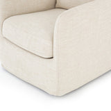 Banks Slipcover Swivel Chair