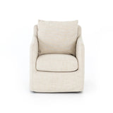 Banks Slipcover Swivel Chair