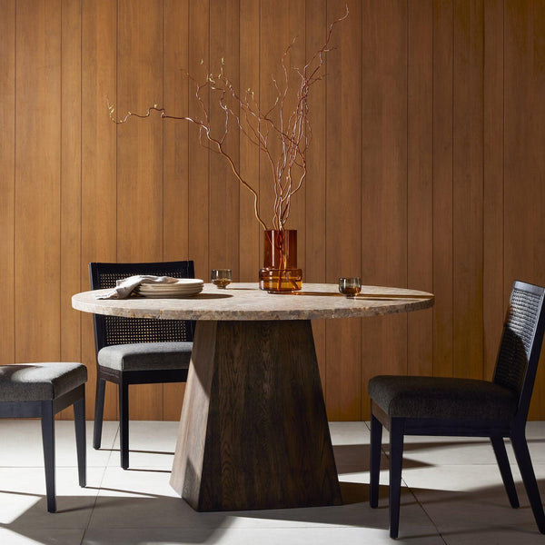 Brisa Round Dining Table - Grove Collective