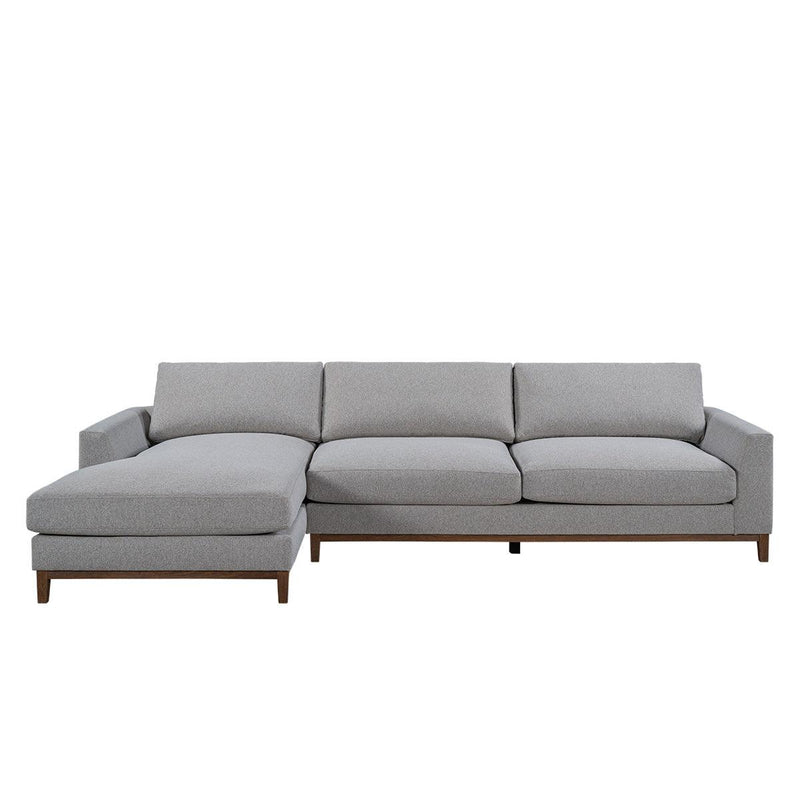 Everett Sectional w/ LAF Chaise Gray - Grove Collective