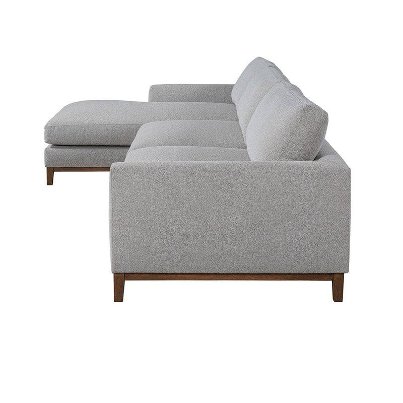 Everett Sectional w/ LAF Chaise Gray - Grove Collective