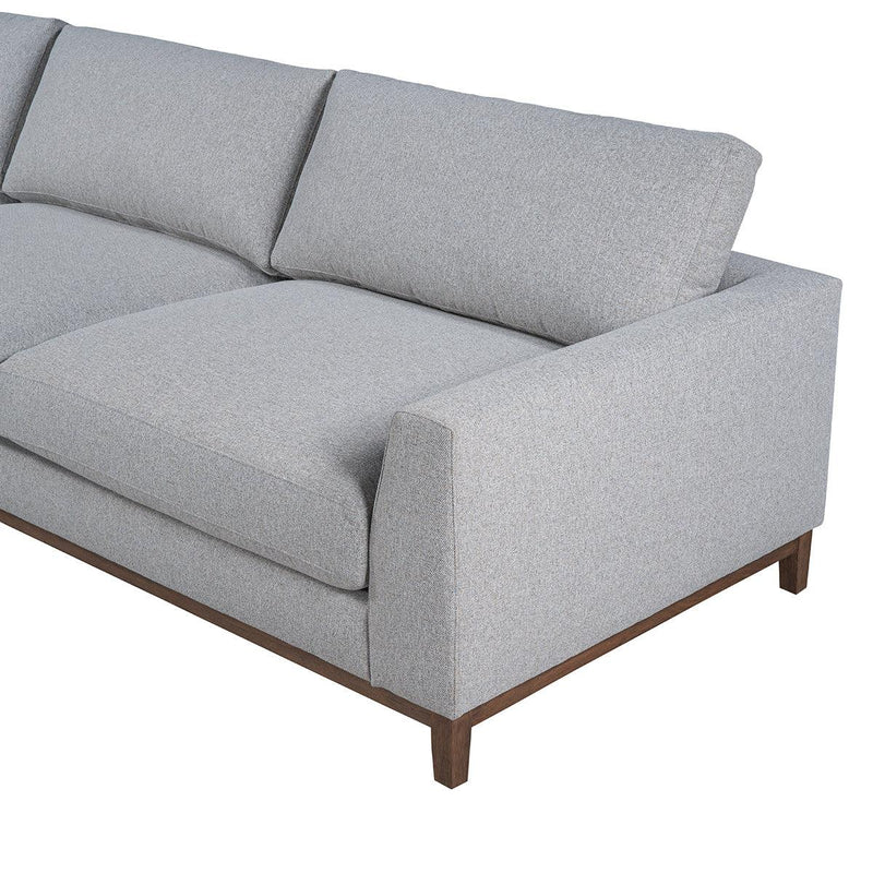 Everett Sectional w/ LAF Chaise Gray - Grove Collective