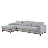 Everett Sectional w/ LAF Chaise Gray - Grove Collective