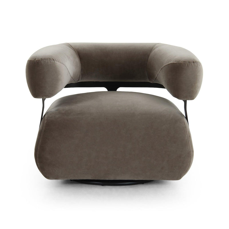 Gareth Swivel Chair - Surrey Fossil - Grove Collective