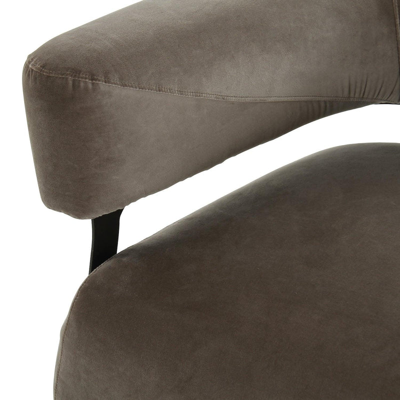 Gareth Swivel Chair - Surrey Fossil - Grove Collective