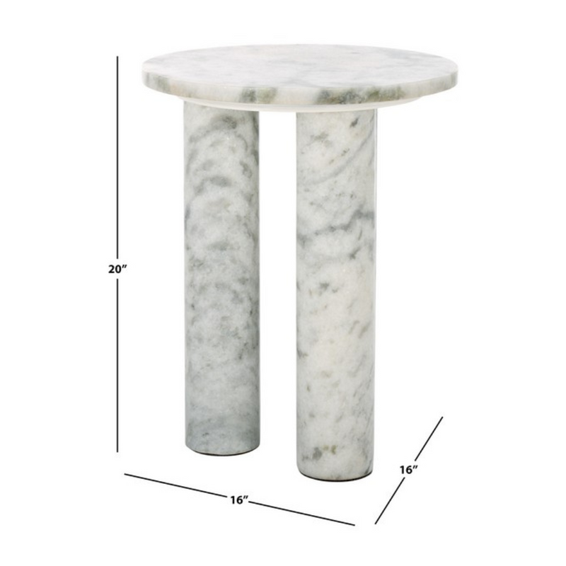 Gia Marble Accent Table