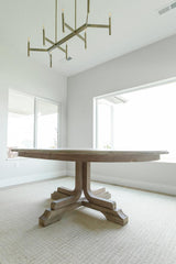 Tori Round Extendable Dining Table - Grove Collective