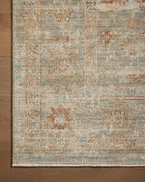 Heritage Rug - Aqua / Terracotta