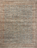 Heritage Rug - Blue / Rust