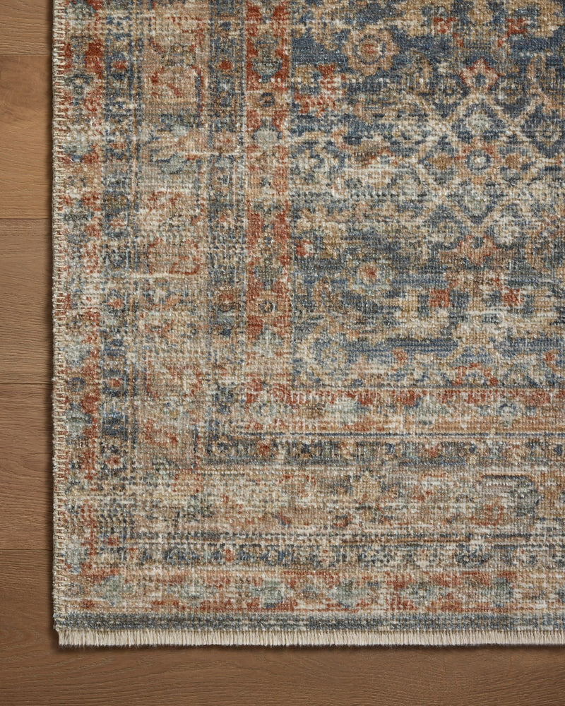 Heritage Rug - Blue / Rust