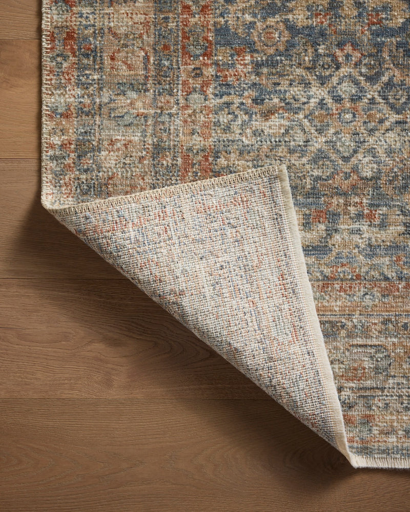 Heritage Rug - Blue / Rust