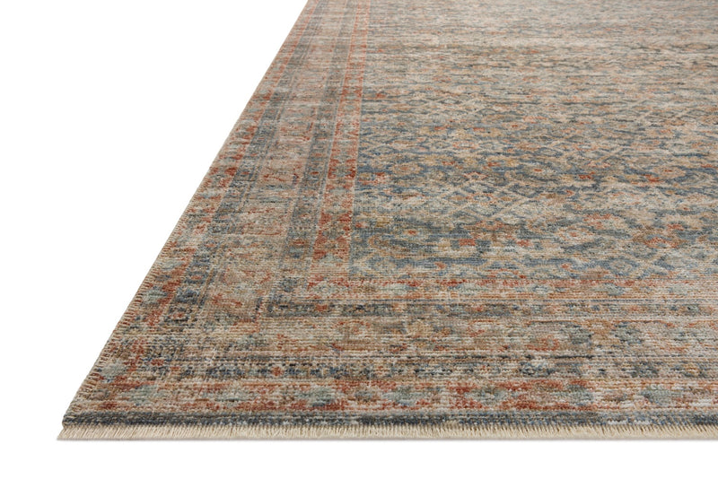 Heritage Rug - Blue / Rust