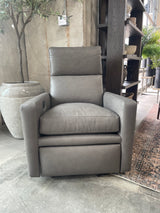 Celeste Zero Gravity Recliner - Gray Leather