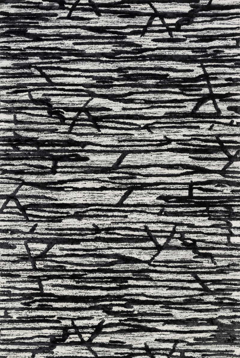 Juneau Rug - Ivory / Black