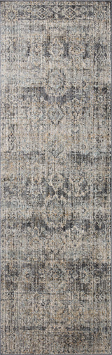 Katherine Rug - Graphite / Jade - Jean Stoffer x Loloi