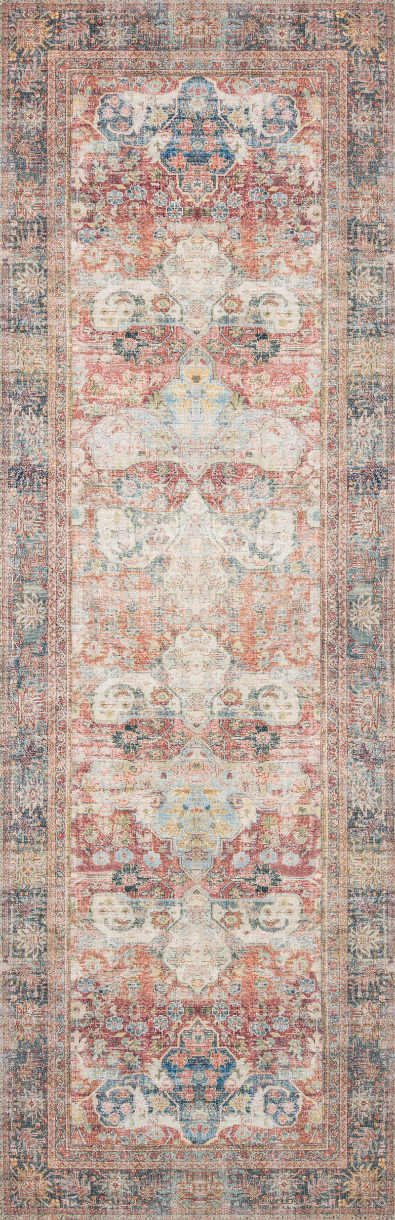 Loren Rug - Brick / Multi