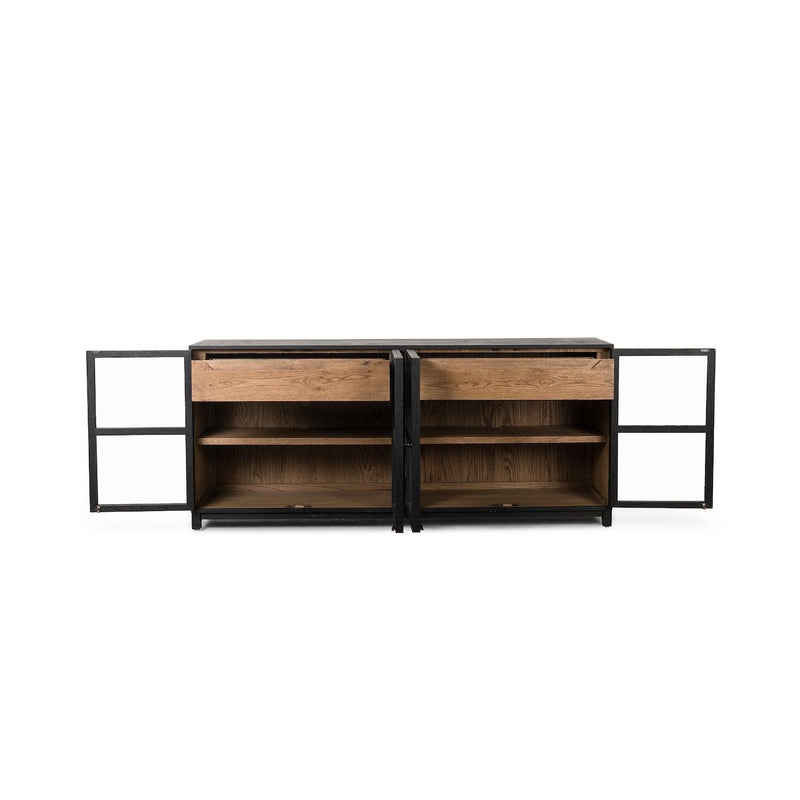 Millie Large Sideboard - Matte Black - Grove Collective