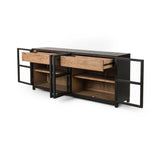 Millie Large Sideboard - Matte Black - Grove Collective