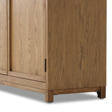 Millie Panel & Glass Door Cabinet - Grove Collective