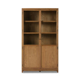 Millie Panel & Glass Door Cabinet - Grove Collective