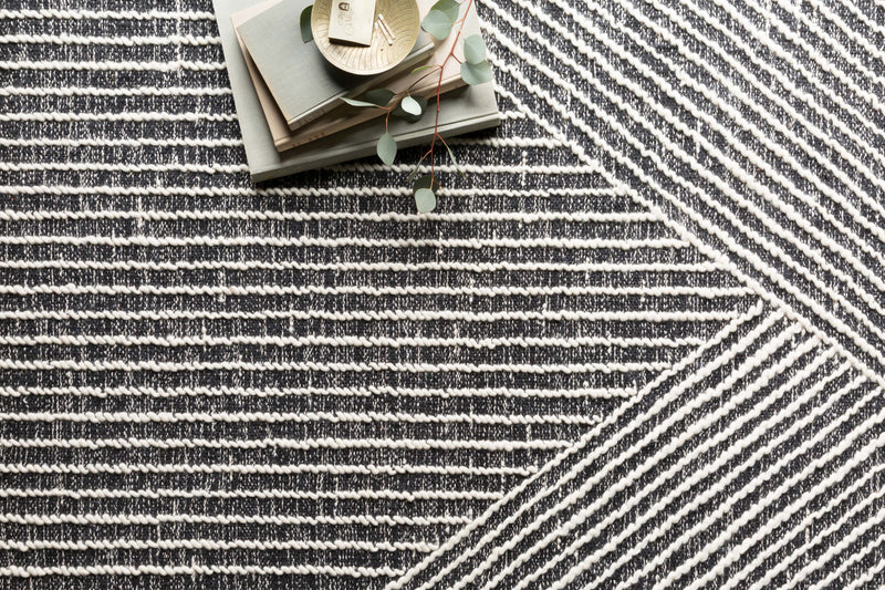 Newton Rug - Charcoal / Ivory - Magnolia Home By Joanna Gaines × Loloi