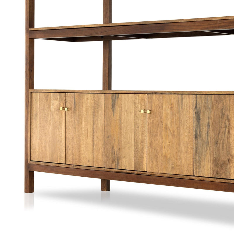 Reza Wide Bookcase - Grove Collective