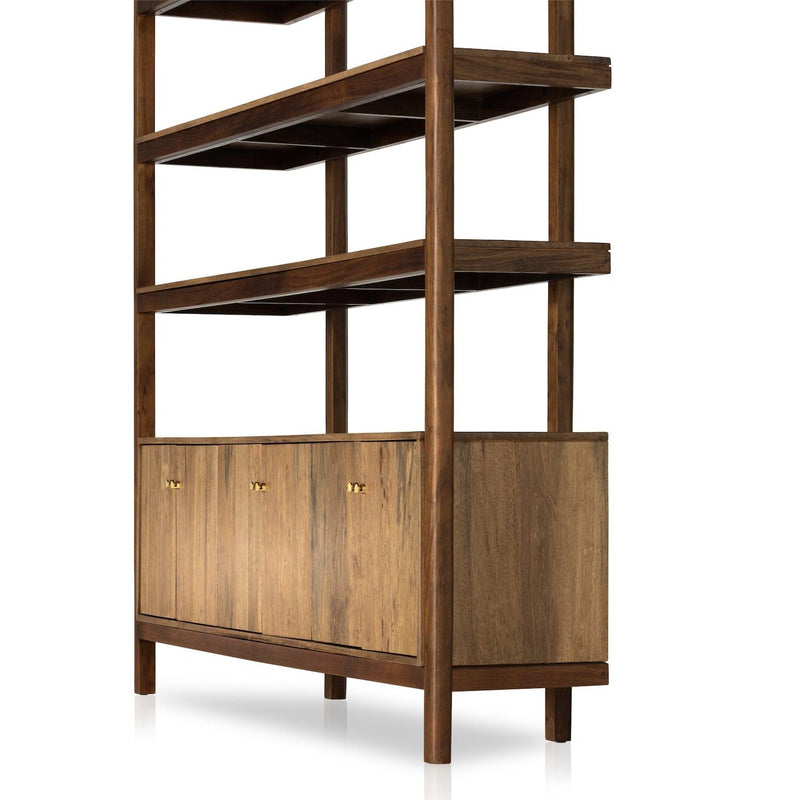 Reza Wide Bookcase - Grove Collective