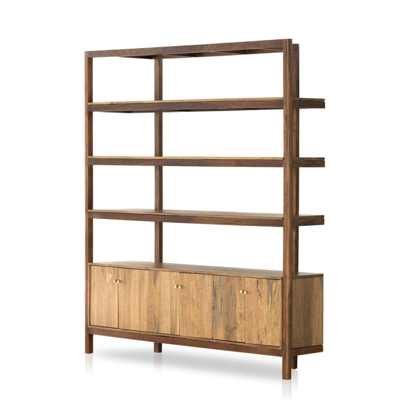 Reza Wide Bookcase - Grove Collective