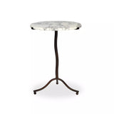 Sophie End Table - White Marble