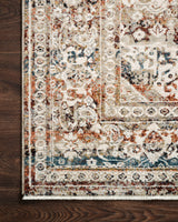 Theia Rug - Taupe / Brick