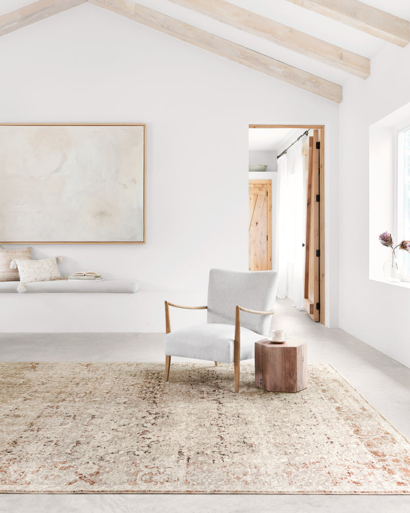 Theia Rug - Natural / Rust