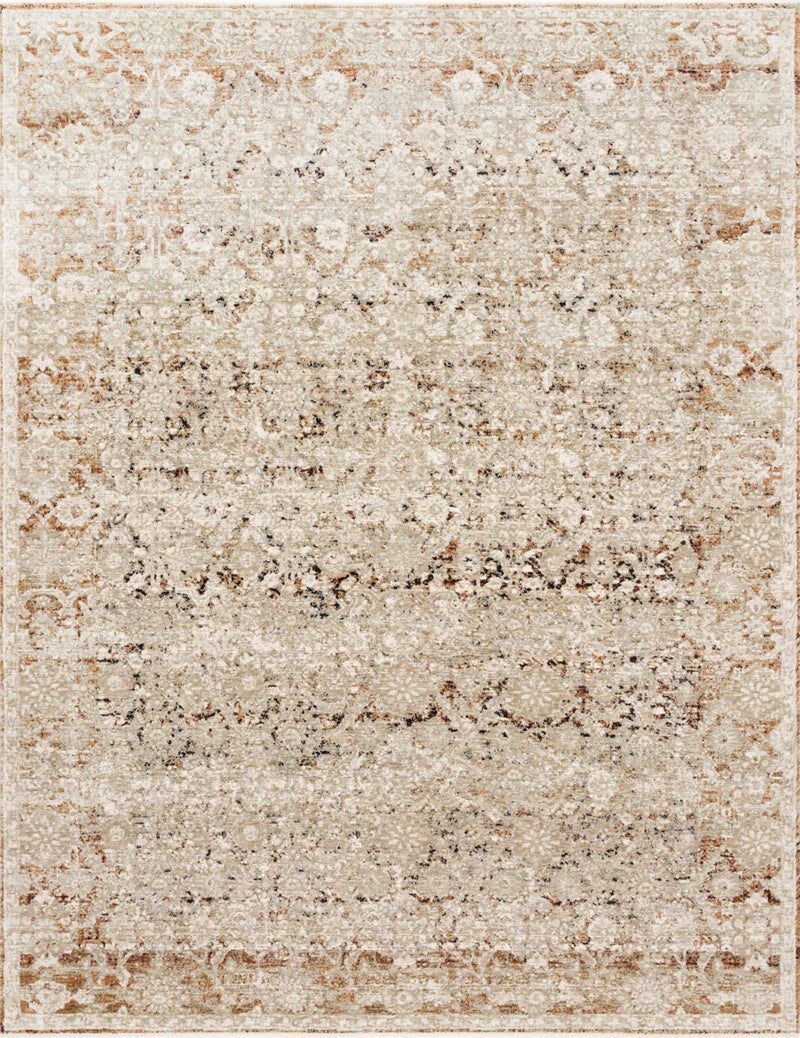 Theia Rug - Natural / Rust