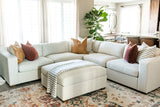 Rowan Modular Sofa or Sectional - Performance Fabric - Almond Dust Left Arm