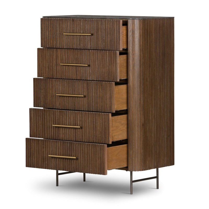 Fletcher 5 Drawer Chest - Grove Collective