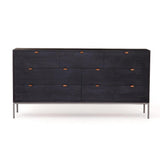 Trey 7 Drawer Dresser Black Wash Poplar - Grove Collective