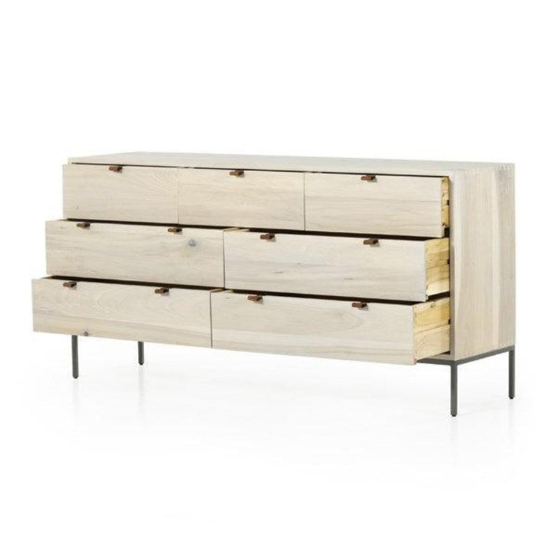 Trey 7 Drawer Dresser Dove Poplar - Grove Collective