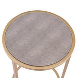 Anza Faux Shagreen Nesting End Table - Grove Collective