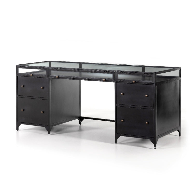 Shadow Box Executive Desk - Grove Collective