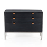 Trey Large Nightstand Black Wash Poplar - Grove Collective