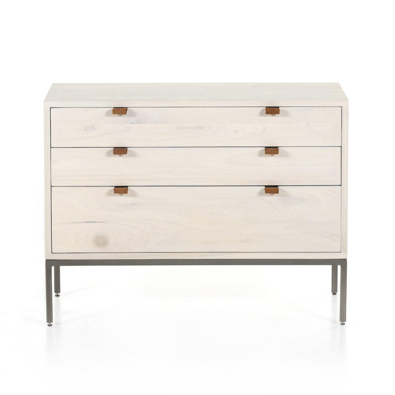 Trey Large Nightstand Dove Poplar - Grove Collective