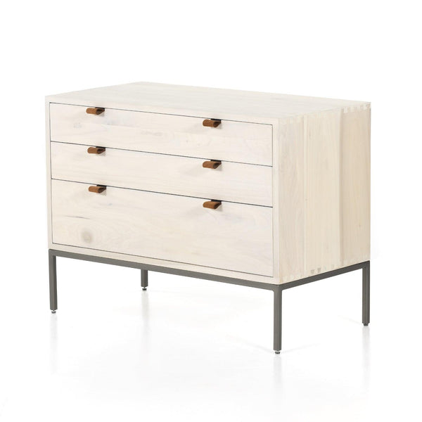 Trey Large Nightstand Dove Poplar - Grove Collective