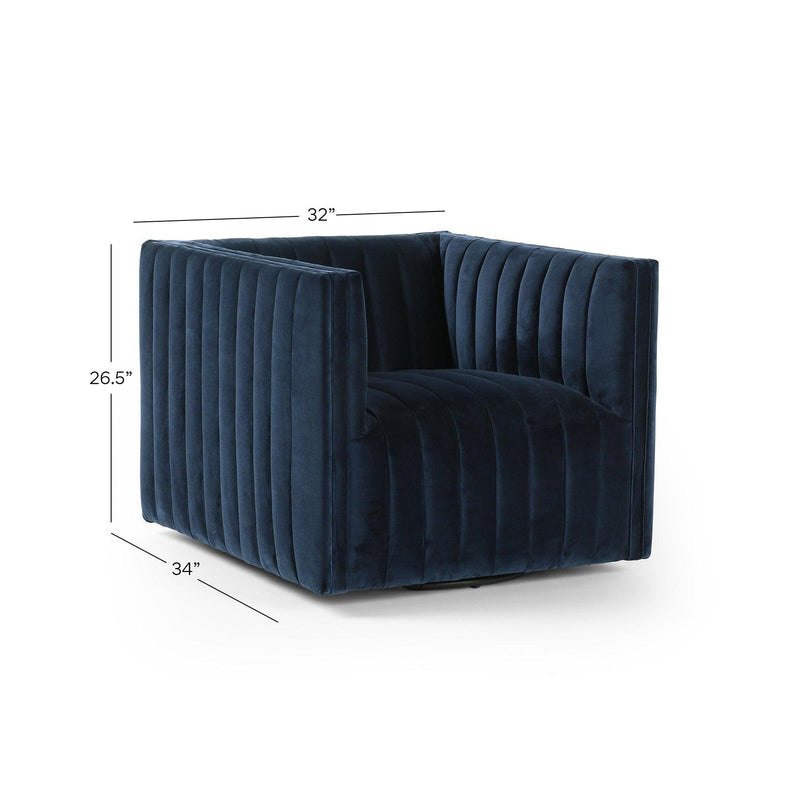 Augustine Swivel Chair - Grove Collective