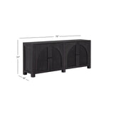 Constantine Sideboard Black Wash Mango - Grove Collective