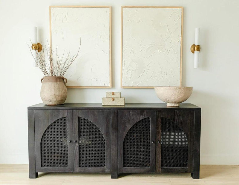 Constantine Sideboard Black Wash Mango - Grove Collective